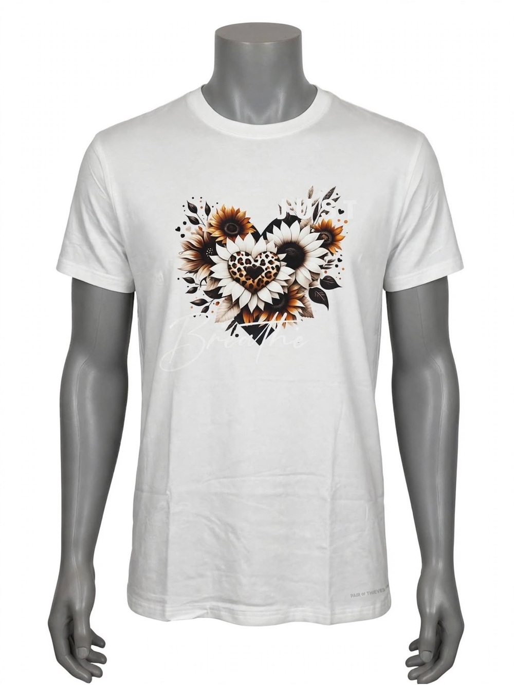 Just Breathe Graphic Tee - White